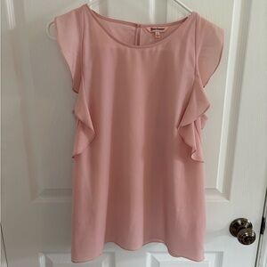Juicy Couture Pink Ruffle Blouse